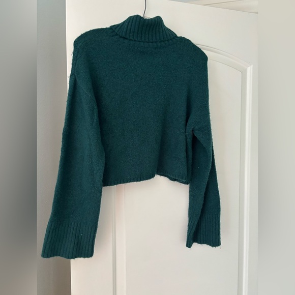 Z Supply Deep Green Knit Sweater - Picture 1 of 5